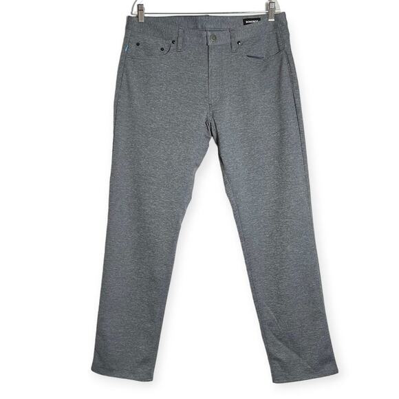 BONOBOS Lightweight 5 Pocket Golf Pant SIZE 35 x 32 Heathered Gray Soft Chino - Picture 1 of 12